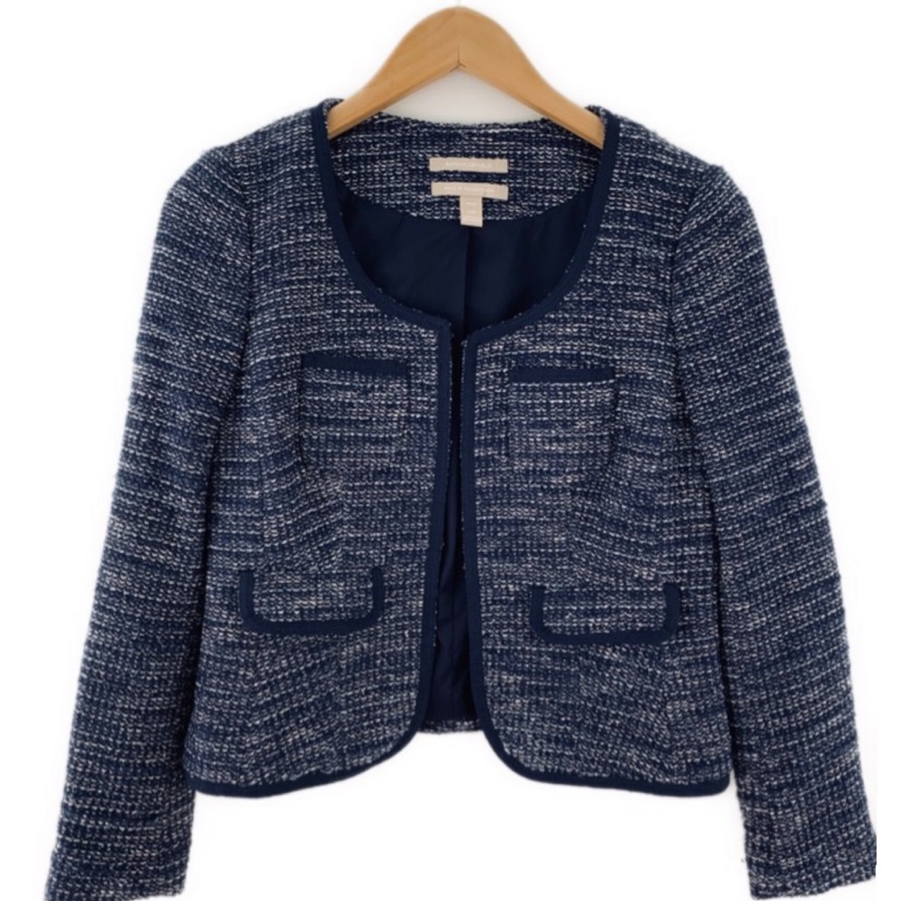 Banana Republic 4 Pckt Tweed Jacket